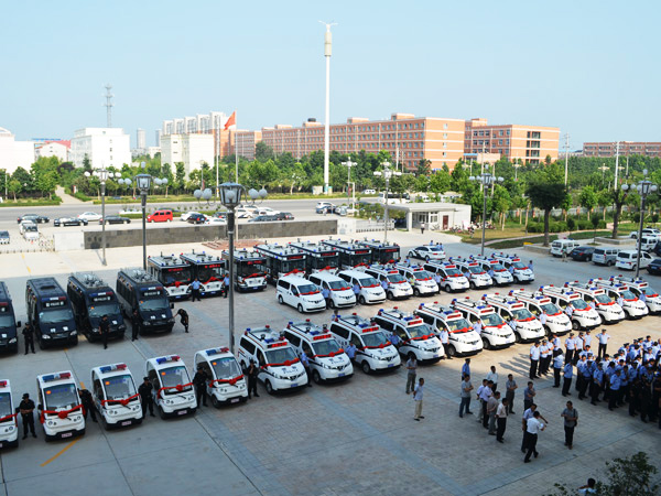 Police Cars in Huaiyang